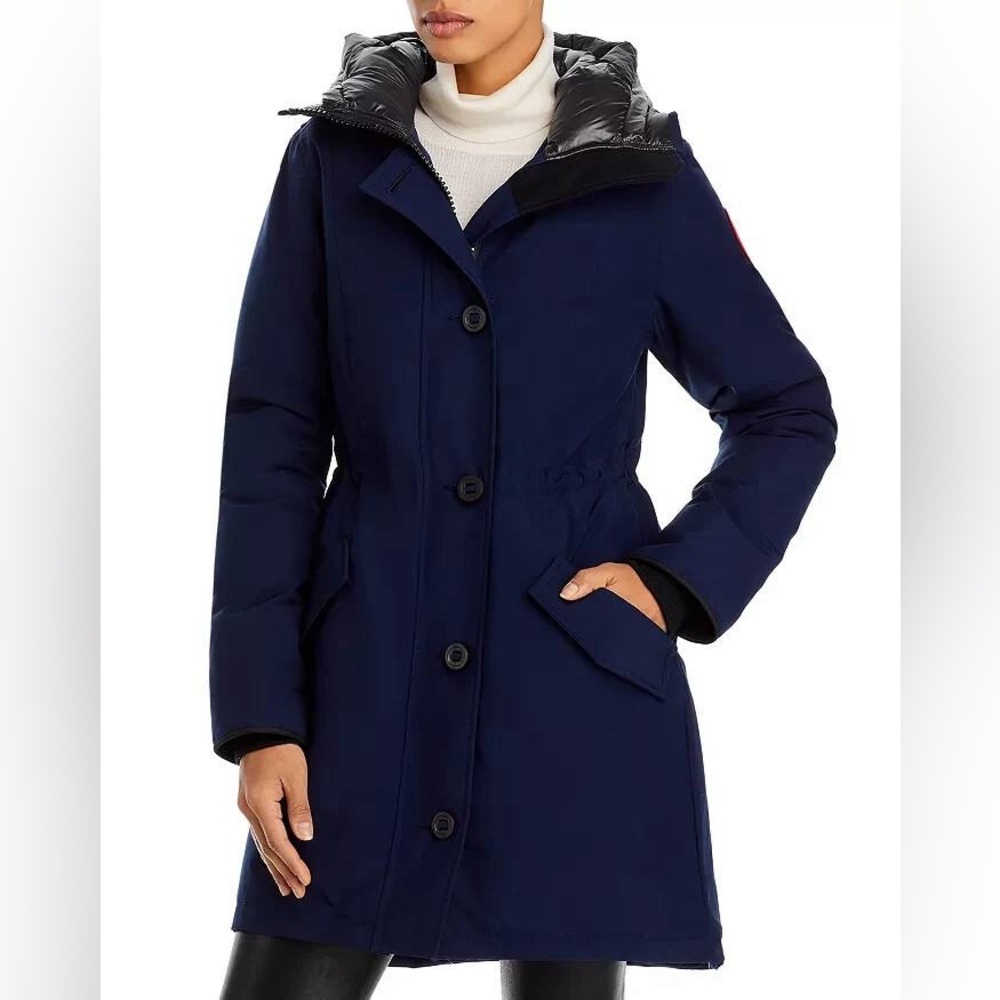 Canada Goose Rossclair Parka Atlantic Navy Winter Jacket Brand New full set